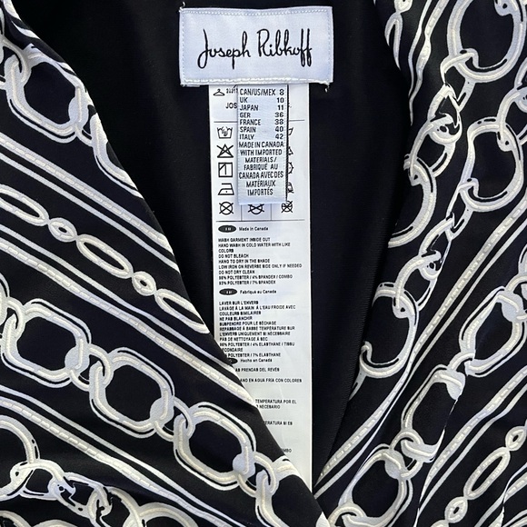 JOSEPH RIBKOFF Sleeveless Chain Print Jumpsuit - Picture 11 of 11